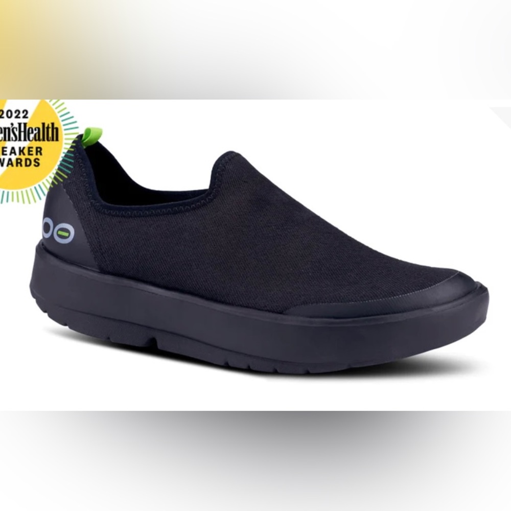 OOFOAM Women’s easy low Black Shoe. Size 7.5